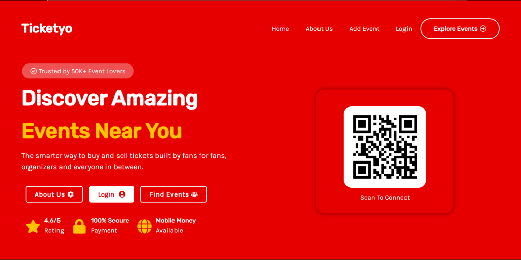 Ticketyo screenshot